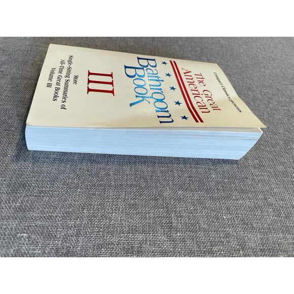 The Great American Bathroom Book, Volume 3 Paperback Dad Joke Grandpa Gag Gift - Picture 2 of 6